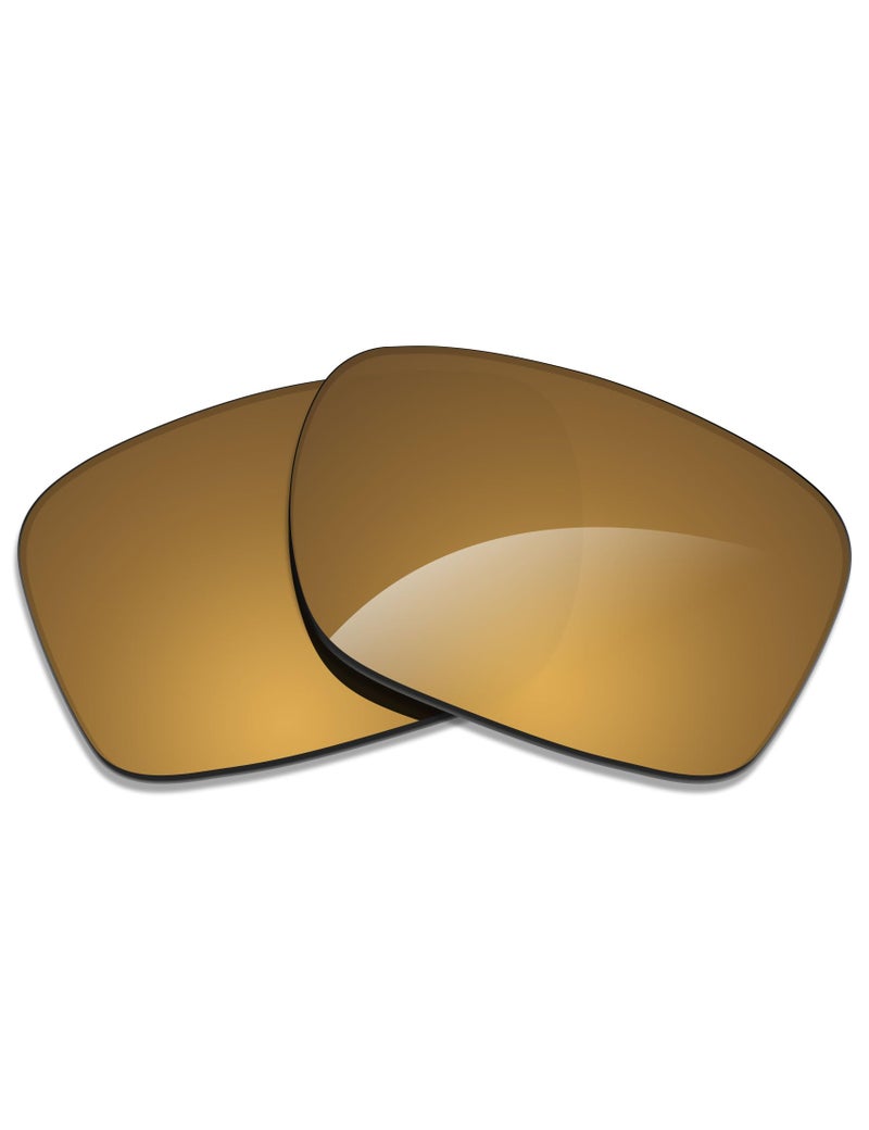 Alphax عدسات بديلة مرآة ذهبية مستقطبة Alphax Flare لنظارات Oakley Holbrook OO9102 الشمسية - Image 2